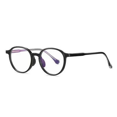 Ralferty Women's Full Rim Round Tr 90 Acetate Eyeglasses D204
