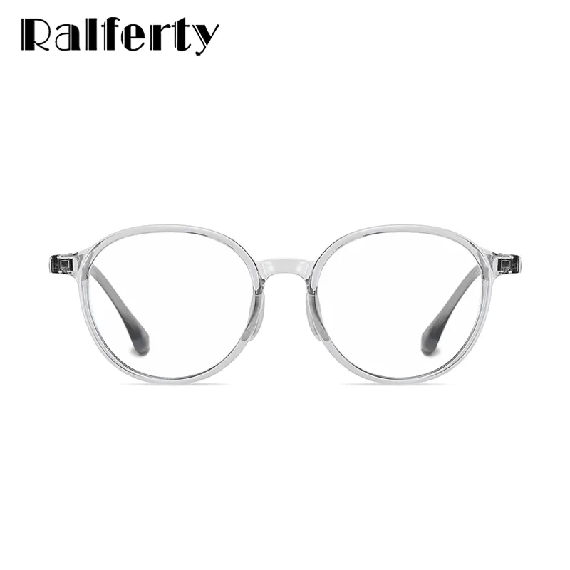 Ralferty Women's Full Rim Round Tr 90 Acetate Eyeglasses D204
