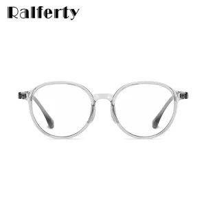 Ralferty Women's Full Rim Round Tr 90 Acetate Eyeglasses D204