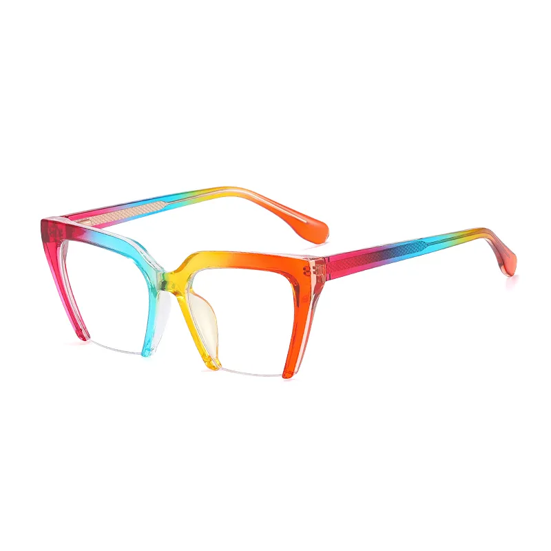 Ralferty Women's Full Rim Square Cat Eye Tr 90 Acetate Eyeglasses F81058