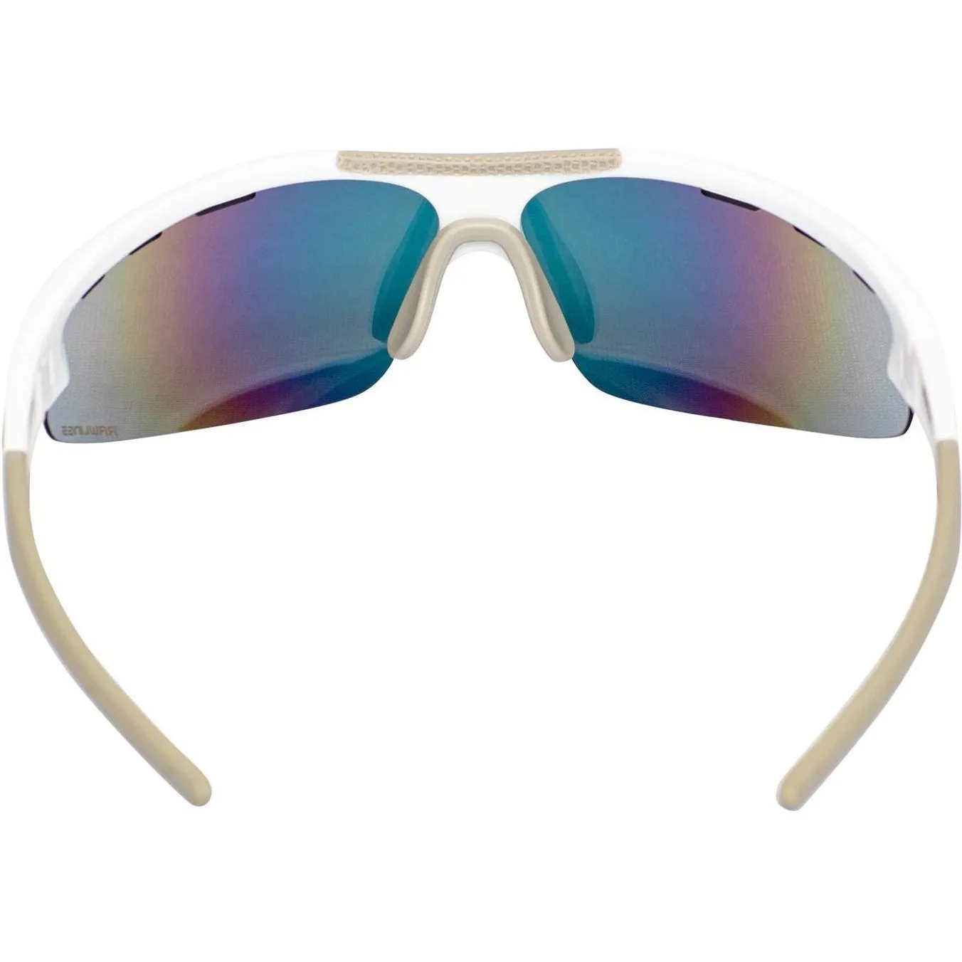 Rawlings Adult Shield Baseball Sunglasses Lightweight Sports Sun Glasses for Running, Softball, Rowing, Cycling (White/Gray)