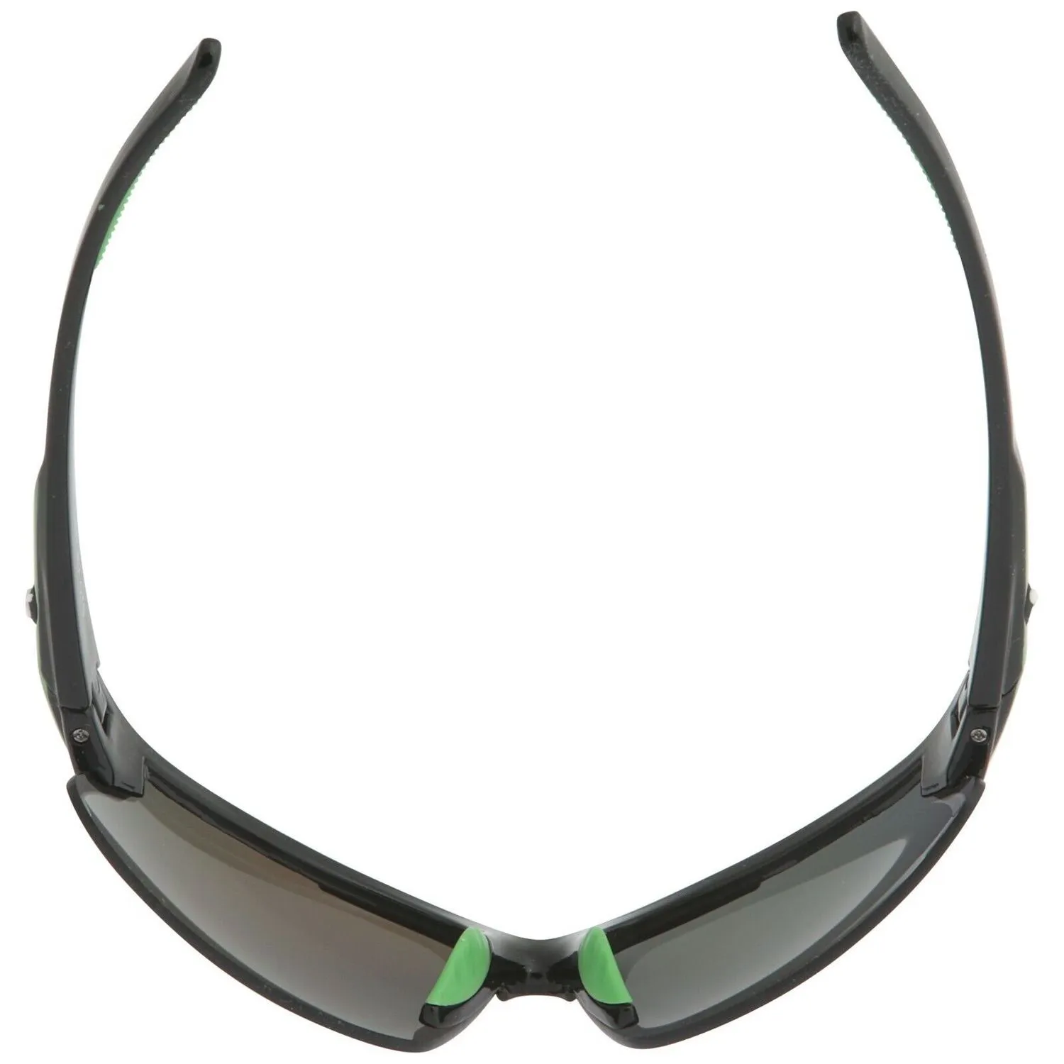 RAWLINGS Youth Sports Baseball Sunglasses Durable 100% UV Poly Lens, Shielded Lens (Black/Green)