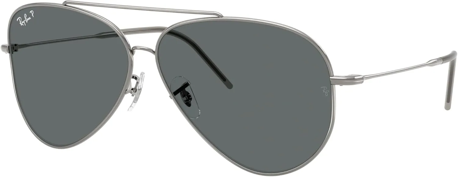 Ray-Ban RBR101S Sunglasses Bundle: RBR 101S AVIATOR REVERSE and Universal Anti-slip Silicone Leash