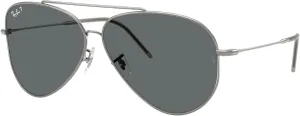Ray-Ban RBR101S Sunglasses Bundle: RBR 101S AVIATOR REVERSE and Universal Anti-slip Silicone Leash