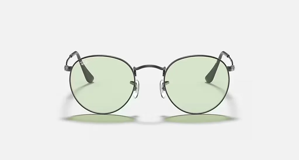 Ray-Ban Round Solid Evolve Unisex Lifestyle Sunglasses