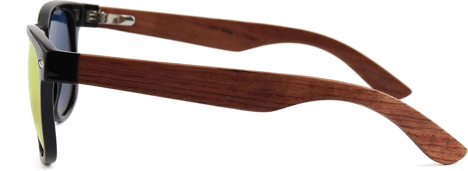 Real Rosewood Classic Wanderer Sunglasses by WUDN