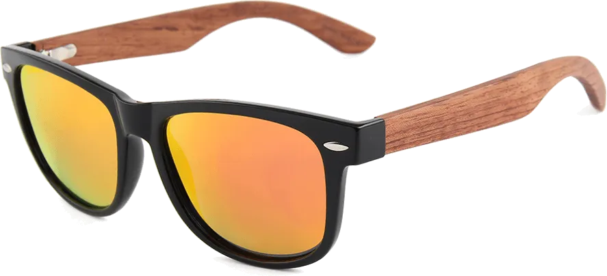 Real Rosewood Classic Wanderer Sunglasses by WUDN
