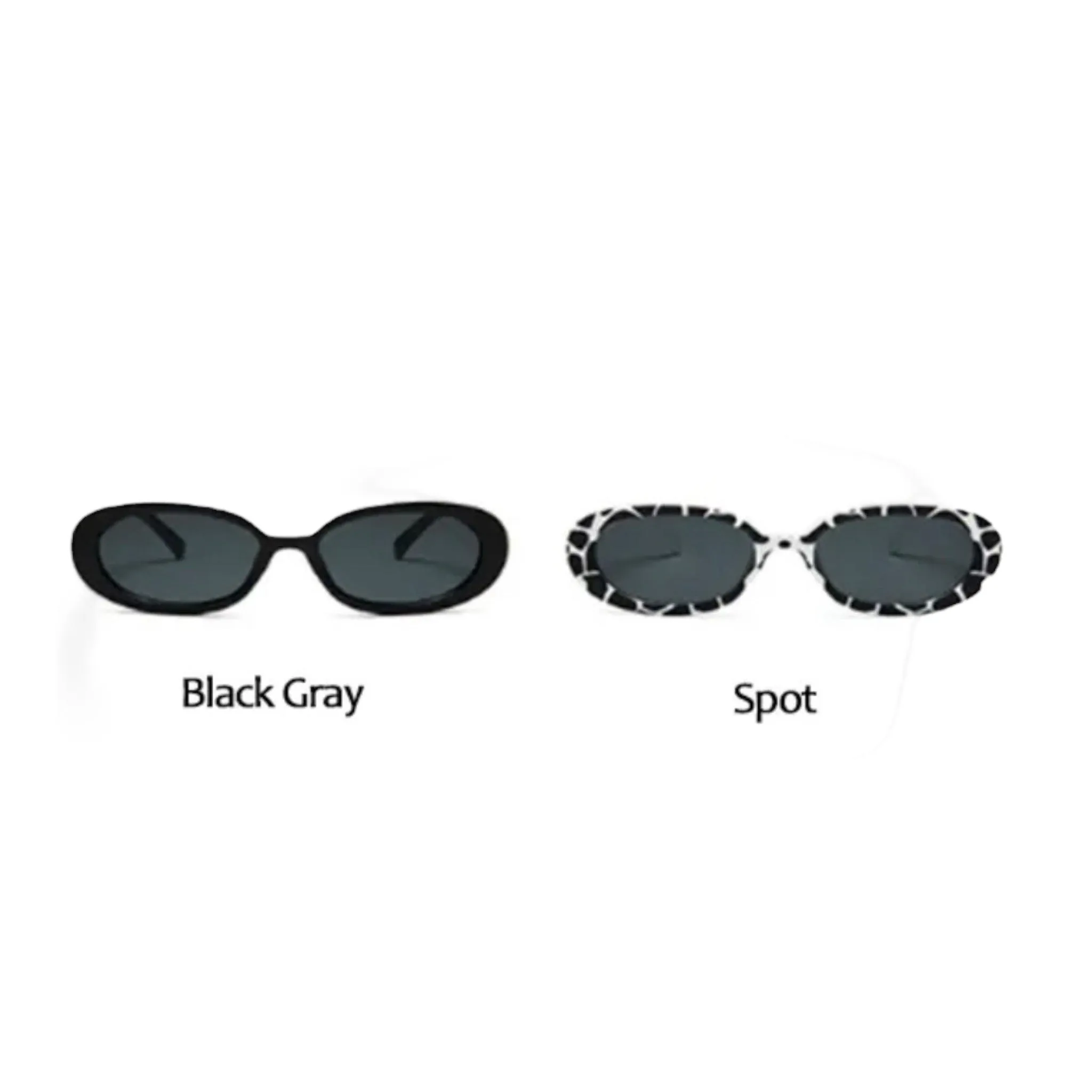 Retro Chic Oval Sunglasses for Women