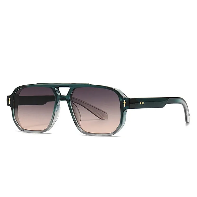 RETRO | Double Bridge Square Sunglasses