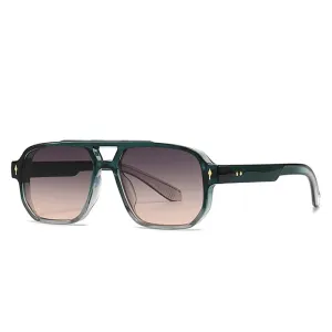 RETRO | Double Bridge Square Sunglasses