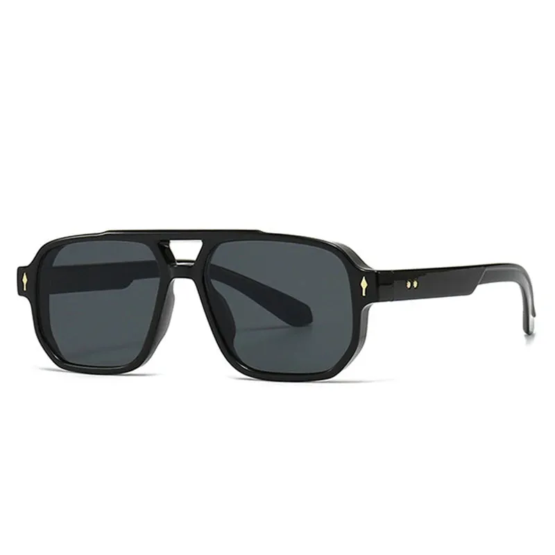 RETRO | Double Bridge Square Sunglasses
