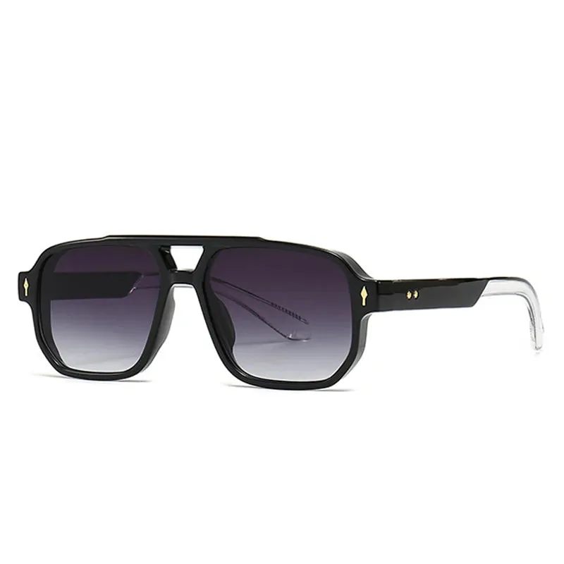 RETRO | Double Bridge Square Sunglasses