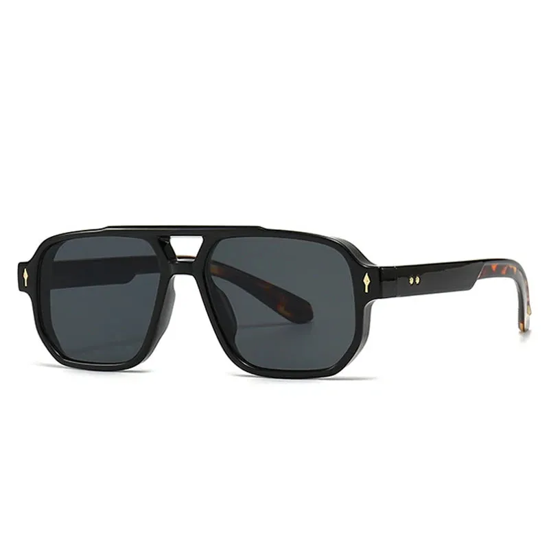 RETRO | Double Bridge Square Sunglasses