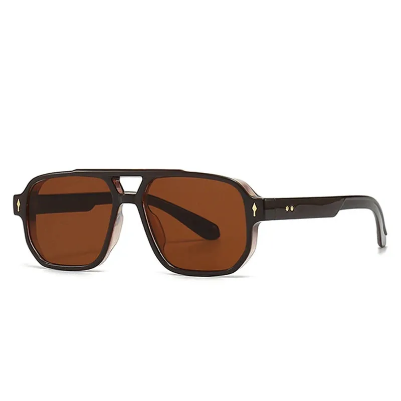 RETRO | Double Bridge Square Sunglasses