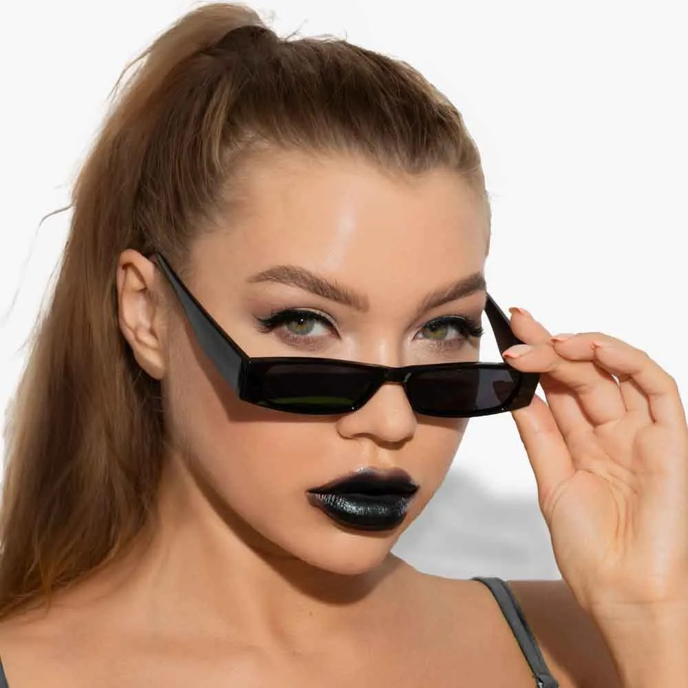 Retro Frame Square Sunglasses