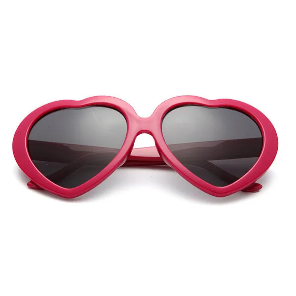 Retro Funny Love Heart Shape Anti-UVA And UVB Sun Glassess