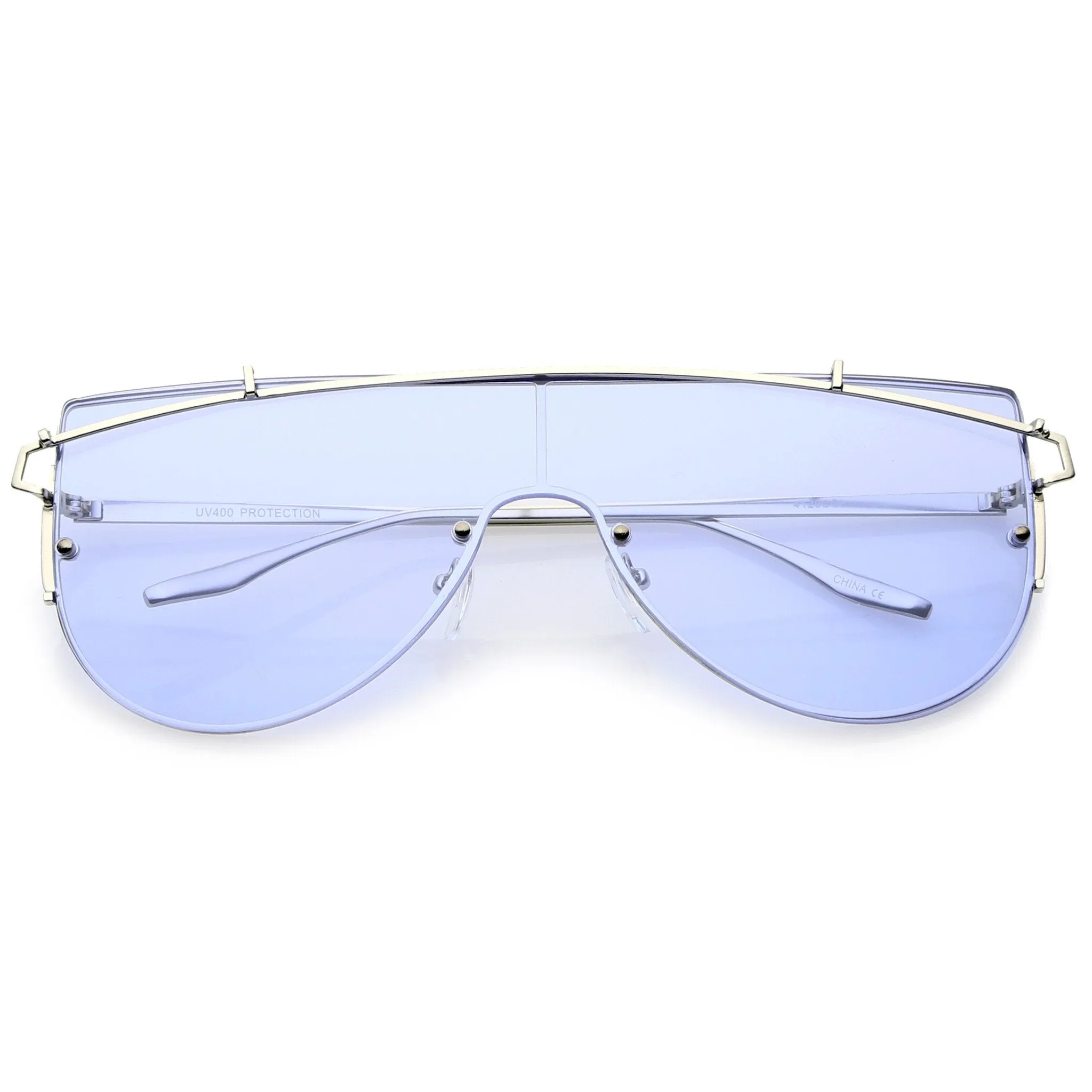 Retro Modern Shield Sunglasses