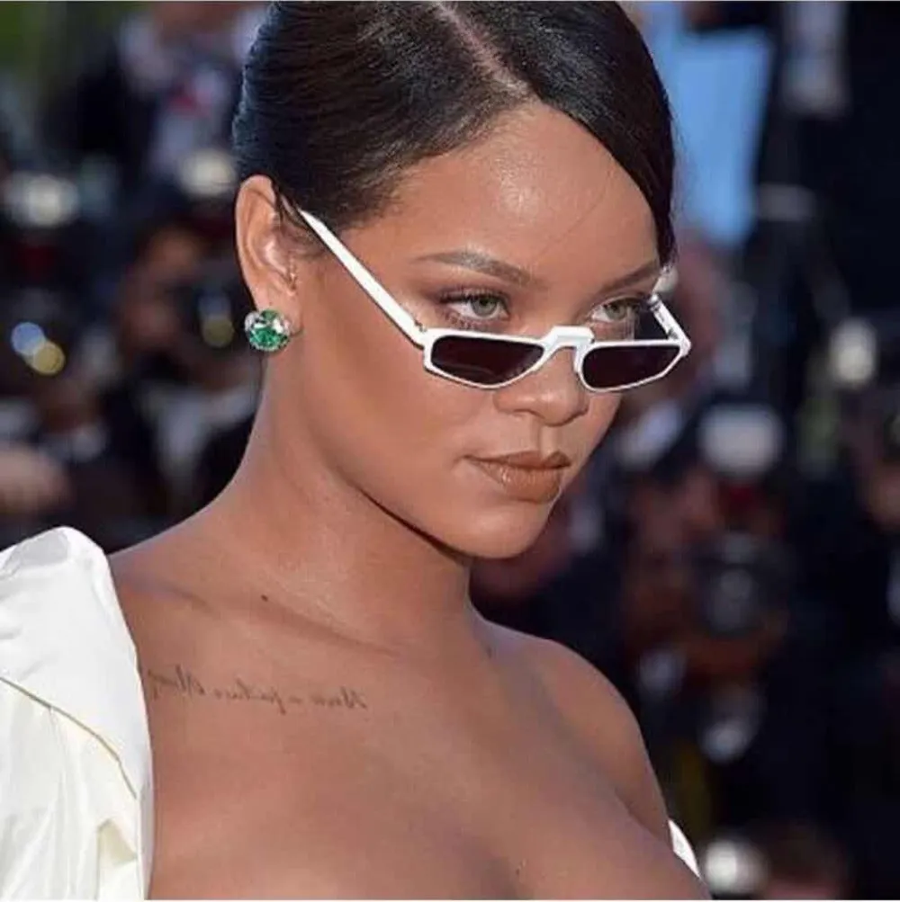Retro vintage small frame sunglasses