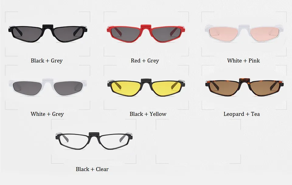 Retro vintage small frame sunglasses