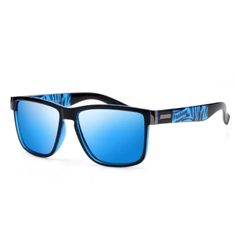 Reven Jate Full Rim Rectangle Polycarbonate Polarized Sunglasses 5180