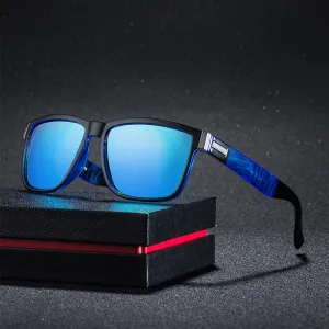 Reven Jate Full Rim Rectangle Polycarbonate Polarized Sunglasses 5180