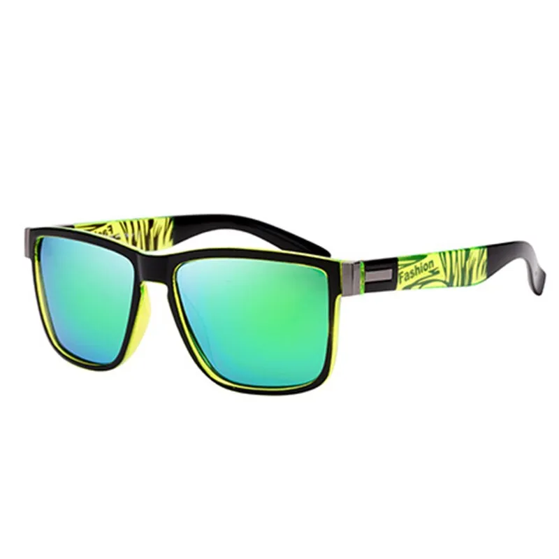 Reven Jate Full Rim Rectangle Polycarbonate Polarized Sunglasses 5180