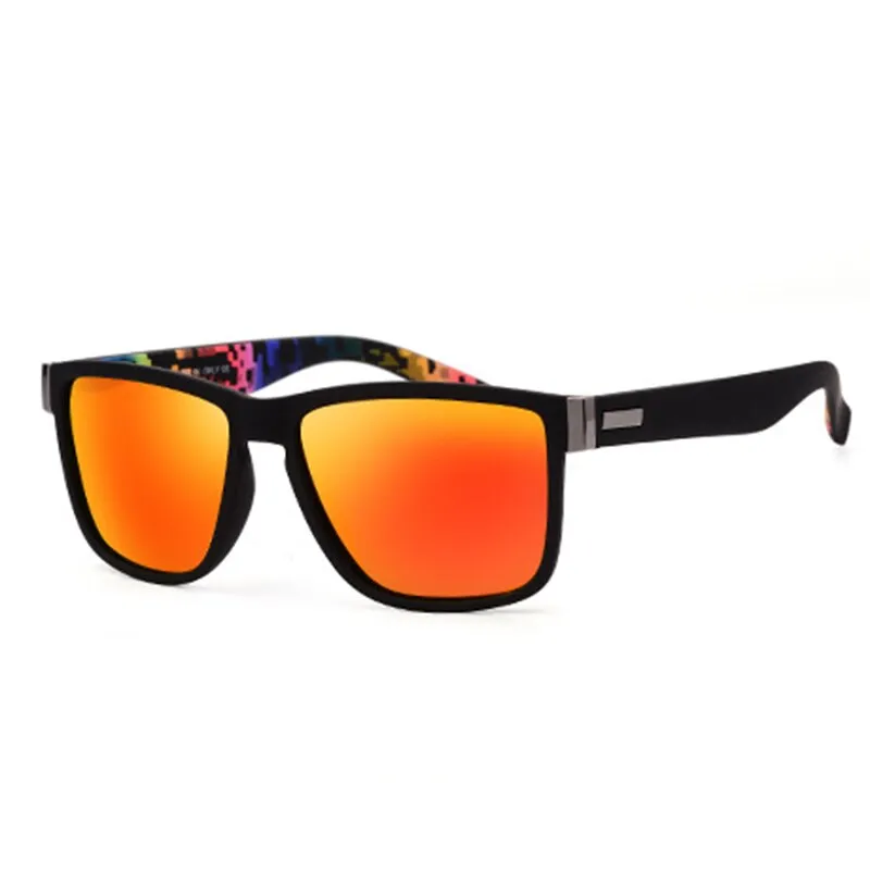Reven Jate Full Rim Rectangle Polycarbonate Polarized Sunglasses 5180