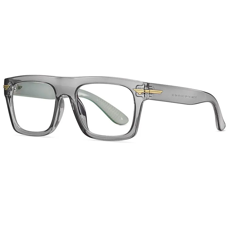 Reven Jate Men's Eyeglasses 3394 Tr-90 Plastic Spectacles Full Rim