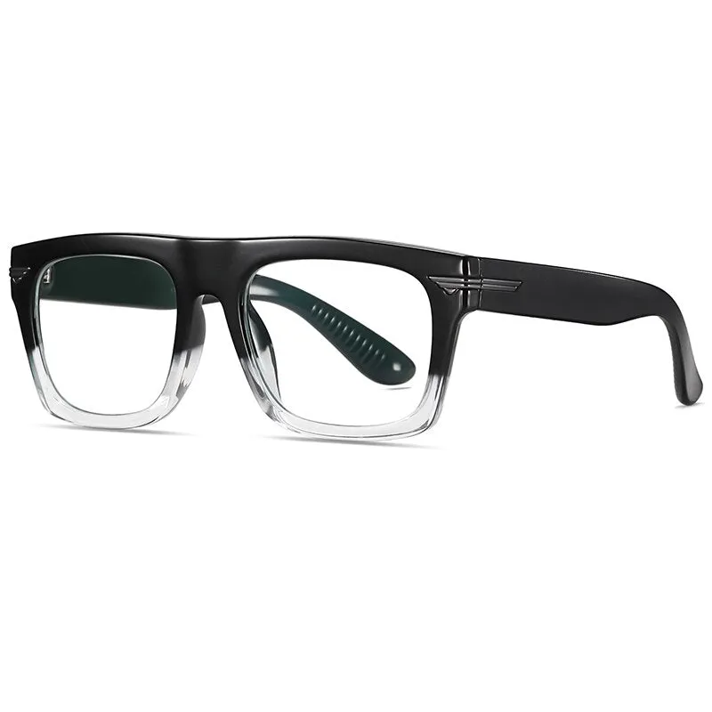 Reven Jate Men's Eyeglasses 3394 Tr-90 Plastic Spectacles Full Rim