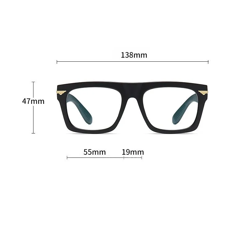 Reven Jate Men's Eyeglasses 3394 Tr-90 Plastic Spectacles Full Rim