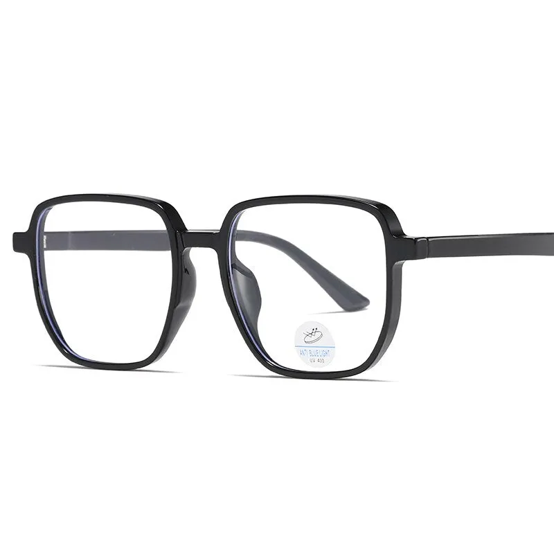 Reven Jate Unisex Full Rim Square Acetate Eyeglasses 81247