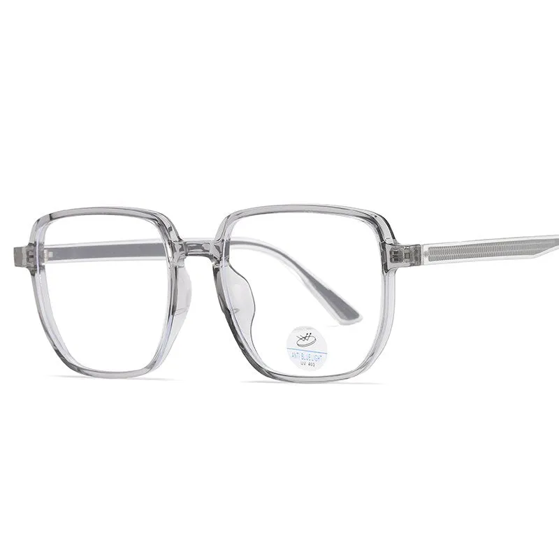 Reven Jate Unisex Full Rim Square Acetate Eyeglasses 81247