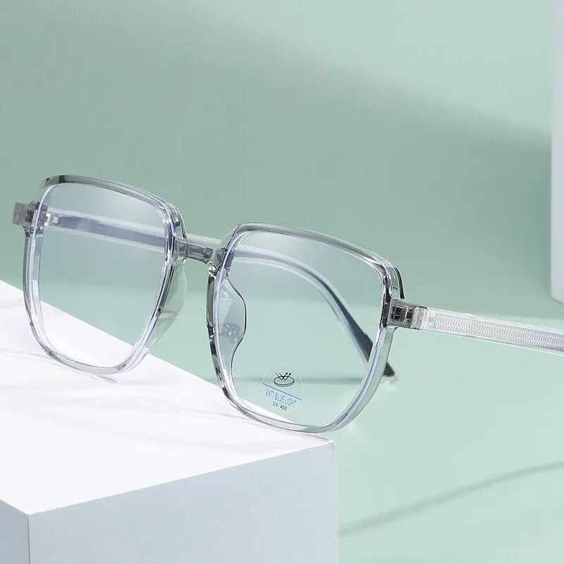 Reven Jate Unisex Full Rim Square Acetate Eyeglasses 81247