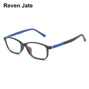 Reven Jate Unisex Full Rim Square Acetate Eyeglasses S1015
