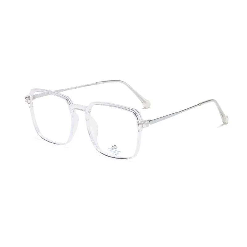 Reven Jate Unisex Full Rim Square Tr 90 Eyeglasses 81249