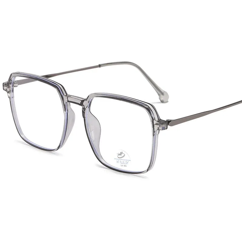 Reven Jate Unisex Full Rim Square Tr 90 Eyeglasses 81249