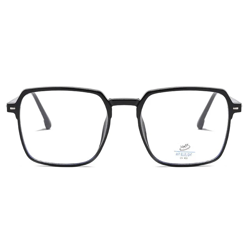 Reven Jate Unisex Full Rim Square Tr 90 Eyeglasses 81249