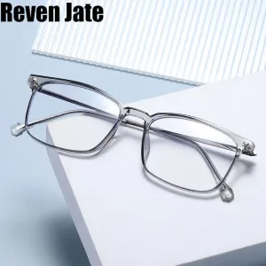 Reven Jate Unisex Full Rim Square Tr 90 Eyeglasses 81250