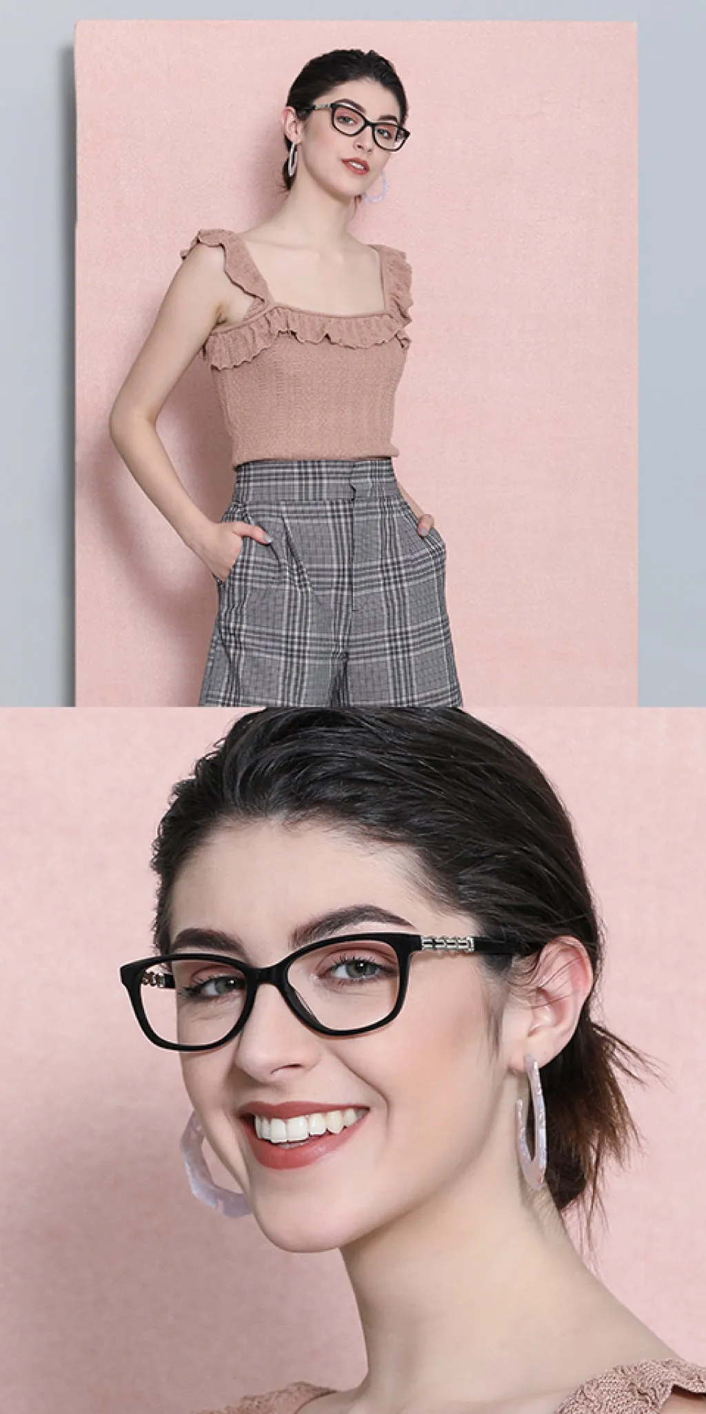Rich Acetate JJ E11530 Women Eyeglasses