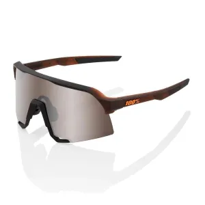 RIDE 100% Eyewear GLENDALE - Matte Translucent Brown Fade HiPER Silver Mirror Lens