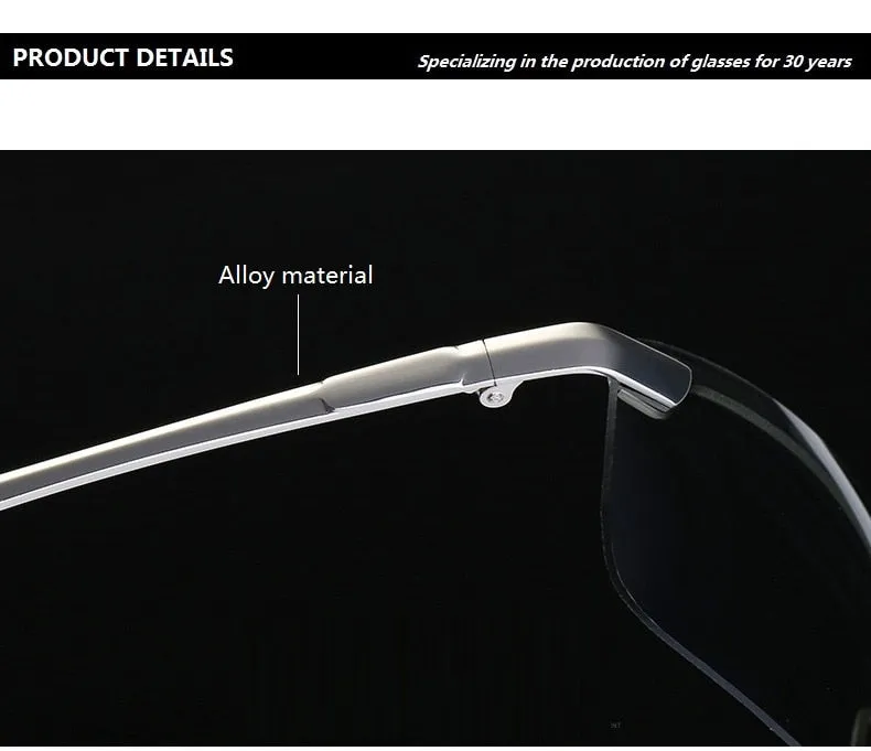 Rimless Photochromic Polarized Sunglasses