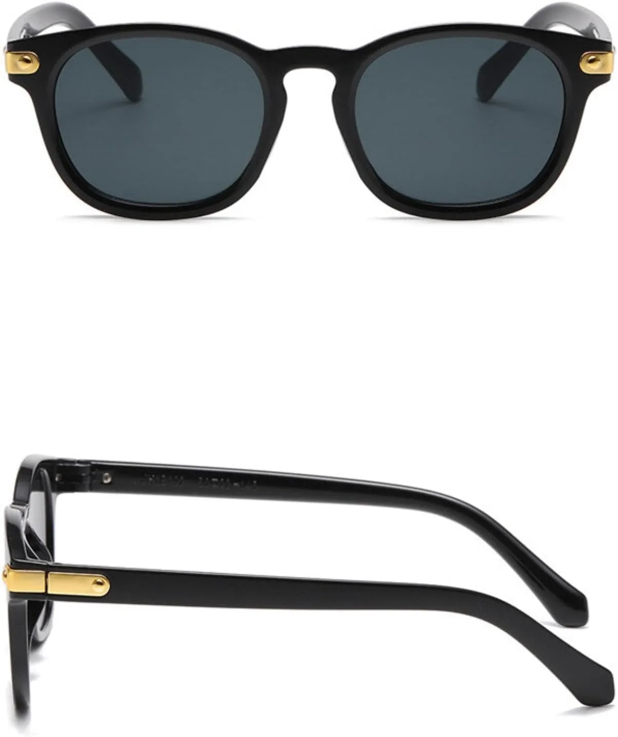 Rivet Sunglasses Men Outdoors Women Casual Retro Round