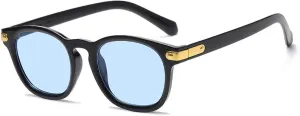 Rivet Sunglasses Men Outdoors Women Casual Retro Round