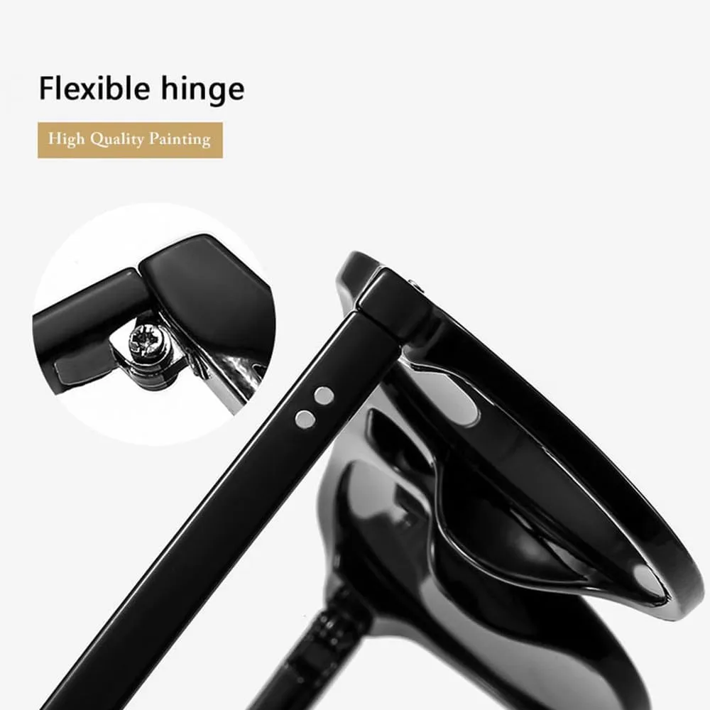 Rivets Retro Jelly Frame Round Sunglasses UV400