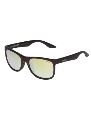 Rockford Sunglasses in Matte Brown & Yellow Oil