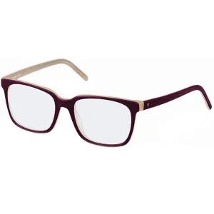 Rodenstock Men's Eyeglasses - Dark Red Layered Frame Square | R5305-C-55-18-145