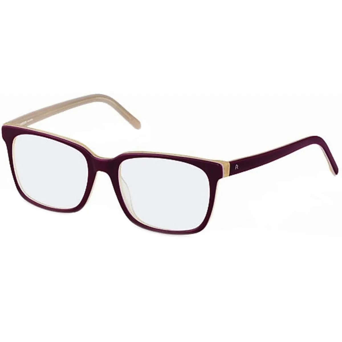 Rodenstock Men's Eyeglasses - Dark Red Layered Frame Square | R5305-C-55-18-145