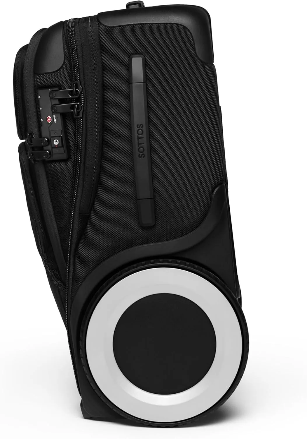 Roll Model 2-Wheeled, All-Terrain, Carry-On Luggage (White)
