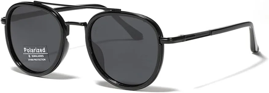 Round Sunglasses For Men Metal Polarized Sun Glasses For Women Driving