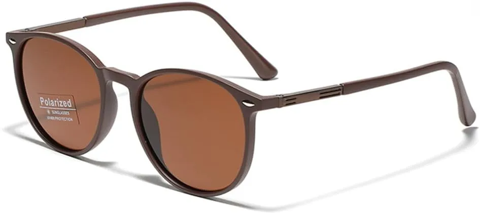 Round Sunglasses Women Polarized Sun Glasses For Men Driving Male Ultralight
